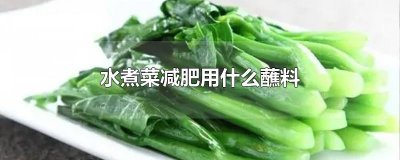 ​水煮菜减肥用什么蘸料