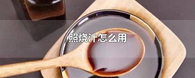 ​照烧汁怎么用窍门 照烧汁怎么用呢