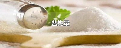 ​盐热量多少卡 盐有热量值吗
