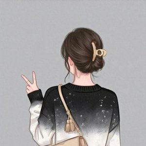 ​优质女生背影头像