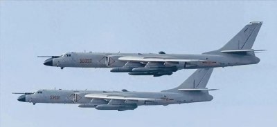 ​中国战略轰炸机：轰6K的航程和射程精准防区外打击。