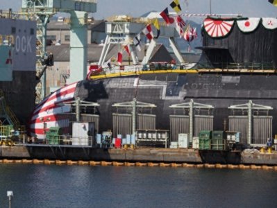 ​日本新一代潜艇下水，取名大鲸！又是旧日本战舰名，曾改装成航母