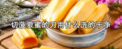 ​切菠萝蜜的正确方法 切菠萝蜜的刀用什么洗的干净