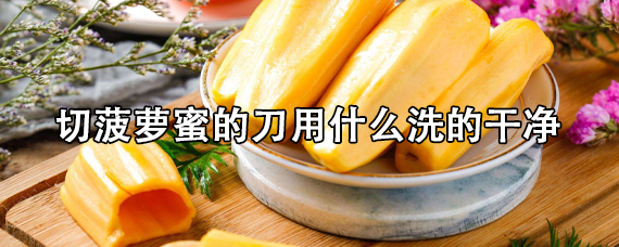 切菠萝蜜的正确方法 切菠萝蜜的刀用什么洗的干净