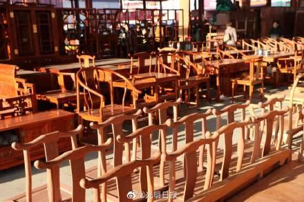 带你逛大城红木大集(京城边上的小县)(3)