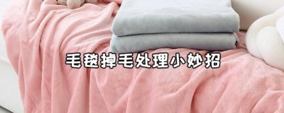 ​毛毯掉毛怎么办？处理毛毯掉毛的小妙招