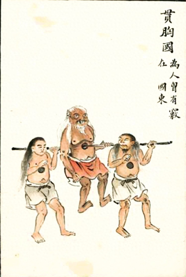 中华文化经典《山海经》第二卷异国奇人，各种奇异人物大合集