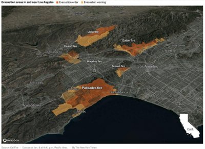 ​已致5人死亡！洛杉矶山火失控，亲历者：太恐怖了