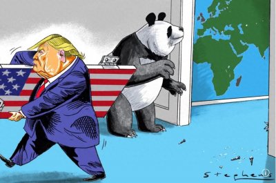 这个世界快不带美国玩儿了