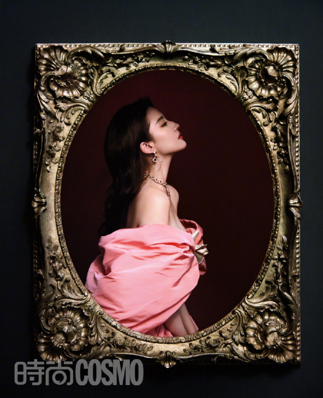 又仙又美！刘亦菲红裙雕刻感大片释出