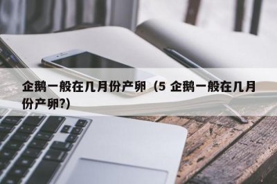企鹅一般在几月份产卵(5 企鹅一般在几月份产卵?)
